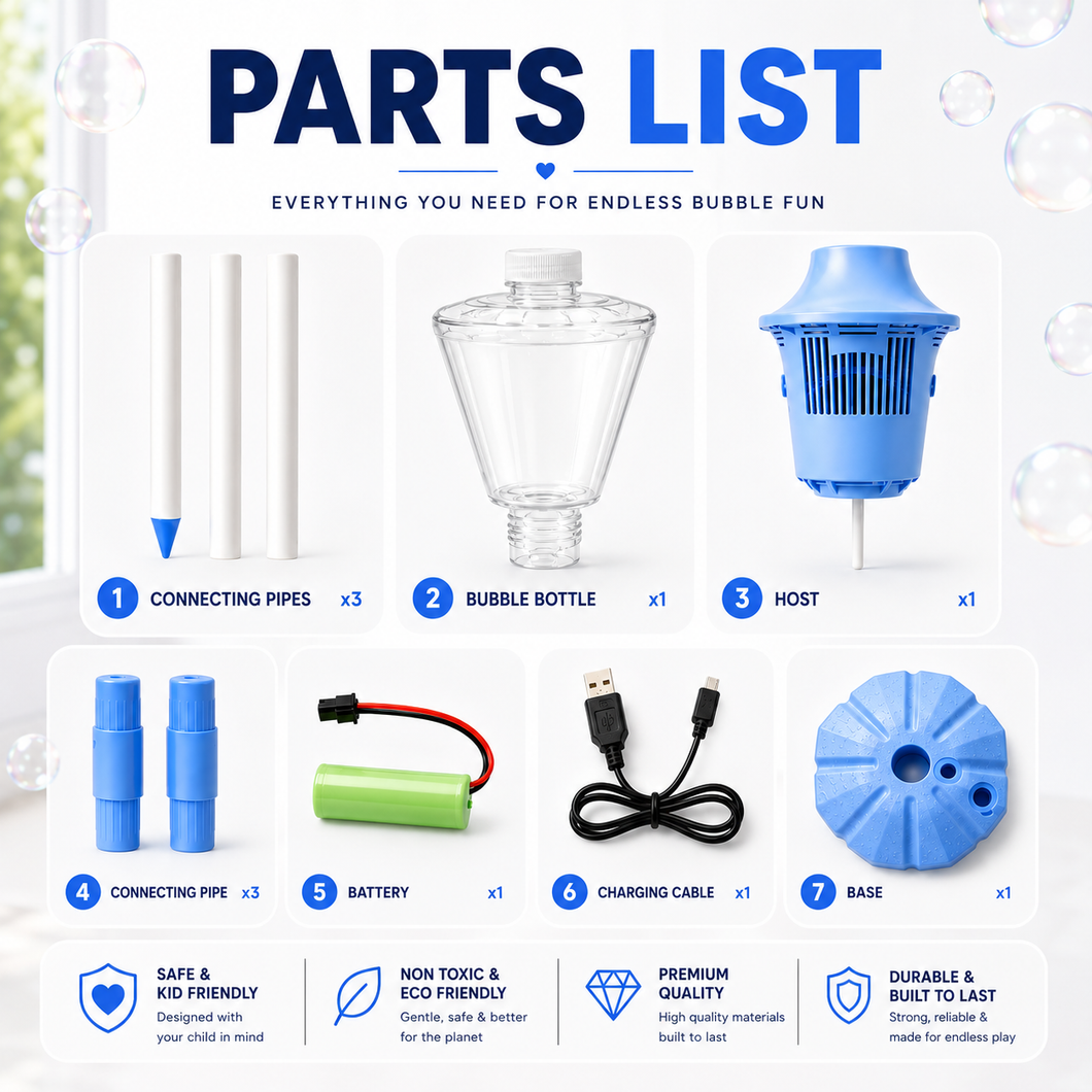 Kidsilla® Bubble LED Torch